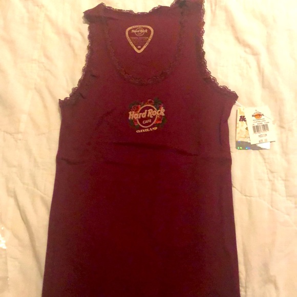 BNWT/Vintage Hard Rock Cafe sleeve less shirt, brand new w tags (00048) - Picture 3 of 7